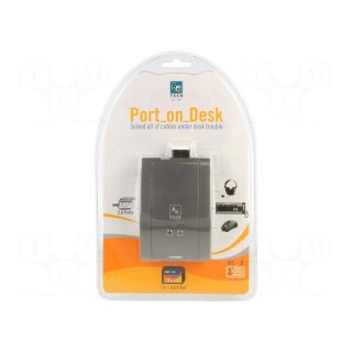 Hub USB | Jack 3.5mm socket x2,PS/2 socket x2,USB A socket x3