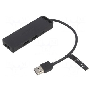 Hub USB | microSD,SD,USB A socket x3,USB B micro socket | PnP