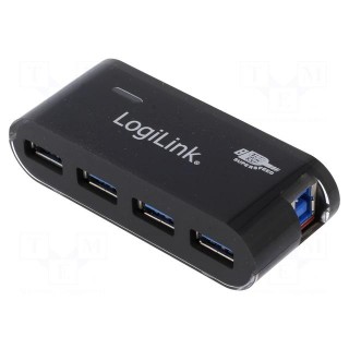 Hub USB | USB 1.1,USB 2.0,USB 3.0 | PnP | Number of ports: 4 | 5Gbps