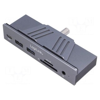 Hub USB | USB 3.0,USB 3.2 | microSD,SD | Ultra HD 4K | aluminium