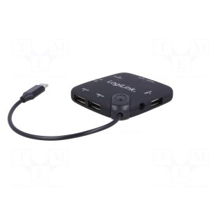 Hub USB | USB A socket x3,USB C plug | OTG,USB 1.1,USB 2.0 | PnP