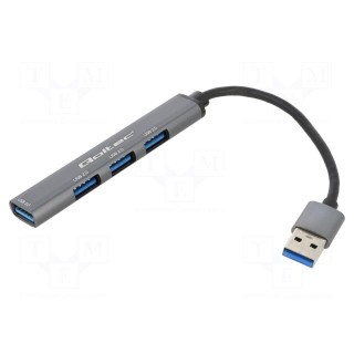 Hub USB | USB A socket x4,USB A plug | USB 2.0,USB 3.0 | PnP | 5Gbps