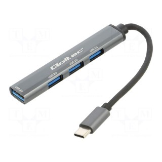 Hub USB | USB A socket x4,USB C plug | USB 2.0,USB 3.0,USB 3.1