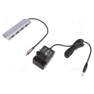 Hub USB | USB C | USB 3.0,USB 3.1 | PnP | Number of ports: 4 | 5Gbps