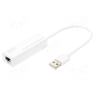 USB to Fast Ethernet adapter | RJ45 socket,USB A socket