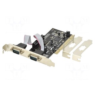 PC extension card: PCI | chipset MCS9865,RS232 | Interface: PCI