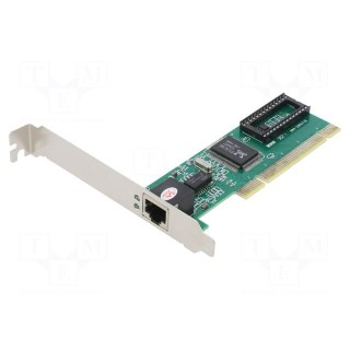 PC extension card: PCI | PCIe,RJ45 socket | chipset RTL8139C