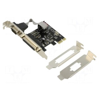PC extension card: PCIe | brackets on slot | chipset WCH382