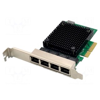 PC extension card: PCIe | PCIe,RJ45 socket x4 | 2.5Gbps