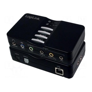 PC extension card: sound | Jack 3,5mm | USB 2.0,stereo 7.1
