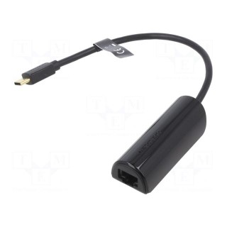 USB to Fast Ethernet adapter | USB 2.0 | 10/100Mbps | black | 0.15m