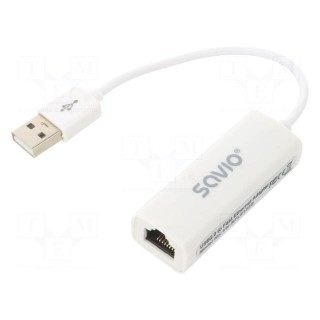 USB to Fast Ethernet adapter | USB 2.0 | PnP | white
