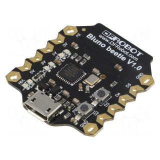 Controller | Arduino | ATMEGA328 | 5VDC | PWM: 2 | Anal.in: 4 | Bluetooth