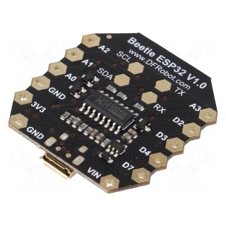 Controller | ESP32 | 5VDC | Anal.in: 4 | Digit.inputs: 4 | 35x34mm