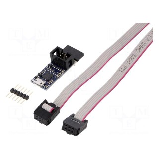 Programmer | USB micro,pin strips | 5VDC | ISP
