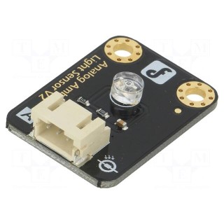 Sensor: ambient light | analog | 5VDC | Kit: module,cables | Gravity