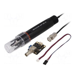 Sensor: pH | analog | 5VDC | Kit: module,cables | Gravity | Channels: 1