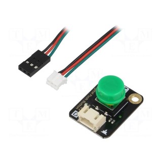 Module: button | Gravity | 3.3÷5VDC | digital | 22x30mm | module,cables