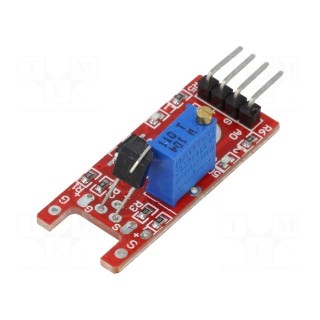 Sensor: touch | IC: LM393 | Output signal: analog,digital (0 or 1)