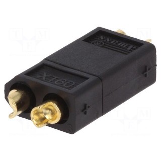 Accessories: power connector | black | PIN: 2 | 65A