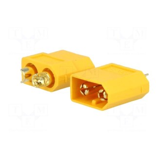 Accessories: power connector | yellow | PIN: 2 | 65A