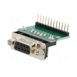 Module: converter | D-Sub 9pin,pin strips | Interface: GPIO,RS232