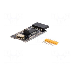 Module: converter | RS232 | FT232RL | pin strips,USB | 3.3÷5VDC