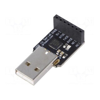 Module: converter | USB-TTL | CP210 | USB | 5VDC | Interface: USB