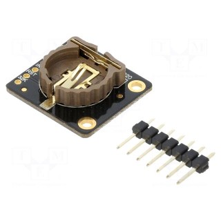 Module: RTC | DS3231M | I2C | 3.3÷5.5VDC | RTC battery,pin strips
