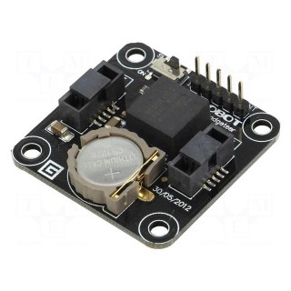 Module: RTC | SD2403 | I2C | 1.8÷5.5VDC | pin strips | 36x36mm | screw