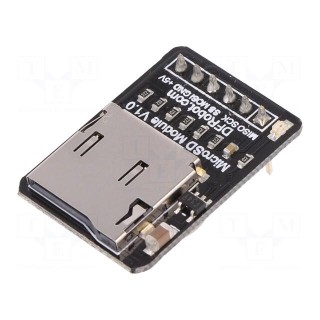 Module: adapter | SD micro | SPI | 5VDC | Application: for Arduino