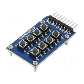 Module: button | 40x28mm | Arduino | Ch: 8 | No.of butt: 8