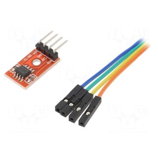 Module: extension | EEPROM memory | I2C | AT24C08 | 36.5x12mm | 8kb