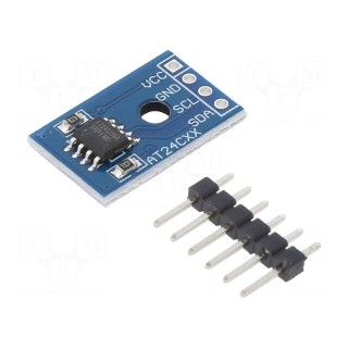 Module: extension | EEPROM memory | I2C | AT24C256 | 19x11mm | 256kb