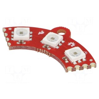 Module: LED controller | 5VDC | APA102C | 35.7x17.7x3.2mm | right