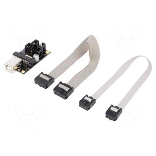 Module: programmer | ISP | USB B,pin strips