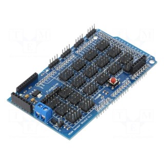 Module: shield | expansion board | Arduino Mega2560 | pin strips