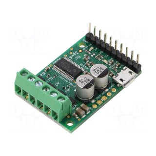 Stepper motor controller | I2C,PWM,RC,TTL,USB,analog | 4A