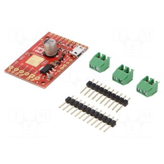 Stepper motor controller | MP6500 | analog,I2C,PWM,RC,TTL,USB