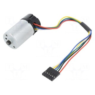 Motor: DC | with encoder | 6VDC | 6.5A | Ioper: 275mA | 10000rpm