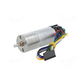 Motor: DC | with encoder,with gearbox | HP | 6VDC | 6.5A | 280rpm | 34: 1