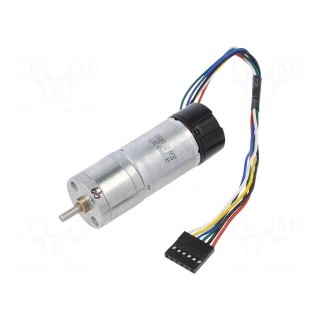 Motor: DC | with encoder,with gearbox | HP | 6VDC | 6.5A | 97rpm | 103g