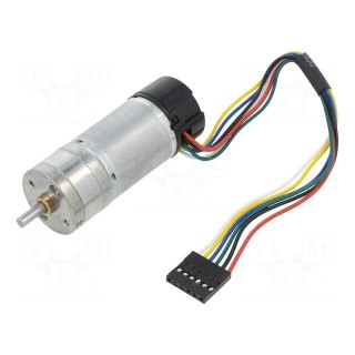 Motor: DC | with encoder,with gearbox | LP | 6VDC | 2.4A | 590rpm | 9.7: 1