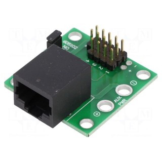 Adapter | Application: servos | RJ45,pin strips | Channels: 4