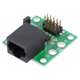 Adapter | Application: servos | RJ45,pin strips | Channels: 4