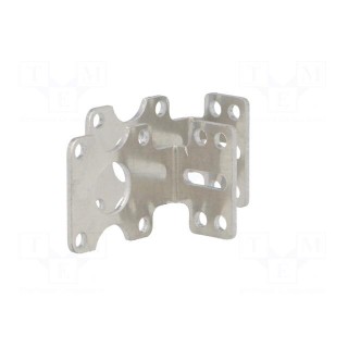 Bracket | silver | for micromotors with gear 120: 1, 200: 1, 228: 1