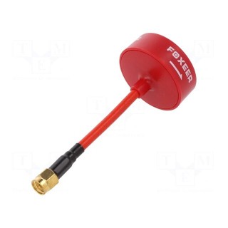 Antenna | red | 12g | SMA | 5.8GHz | 35x105mm | 50Ω | Antenna: WiFi | 3dBi