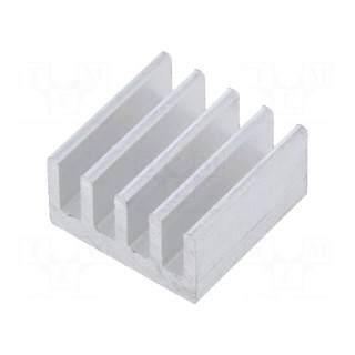 Heatsink | silver | 13x13x7mm | Arduino,Raspberry Pi | aluminium