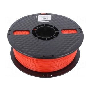 Filament: ABS | 1.75mm | bright red | 225÷245°C | 1kg
