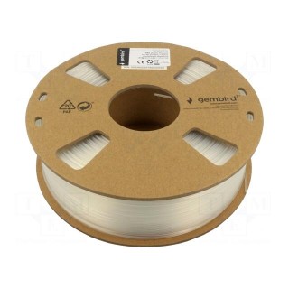 Filament: ABS | 1.75mm | transparent | 225÷245°C | 1kg